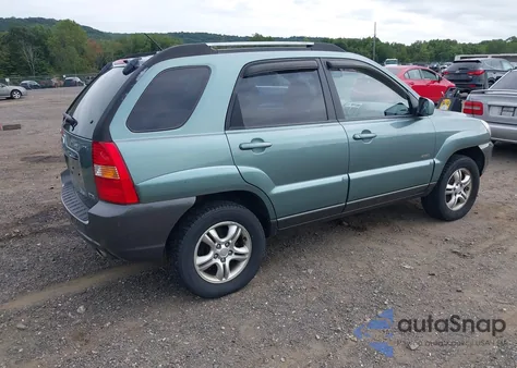 2007 Kia Sportage Ex V6 from USA, damaged, VIN KNDJE723777344688